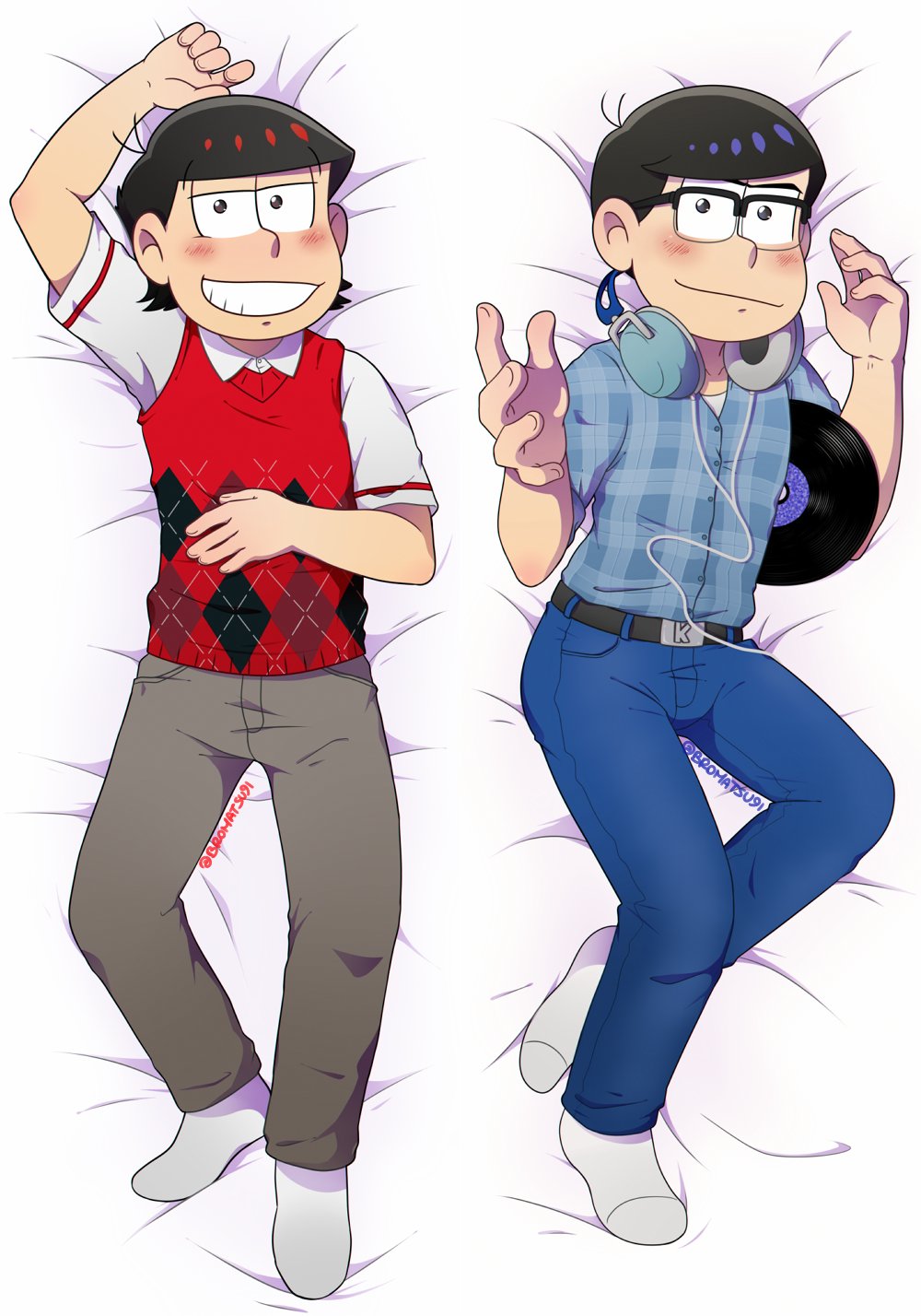 dakimakura nerd osomatsu karamatsu